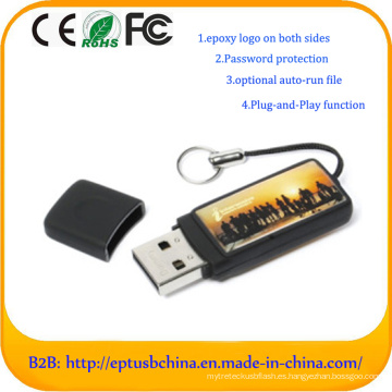 Flash USB de Epoxy del logotipo de las aduanas de la fábrica de China para la muestra libre (ET082)